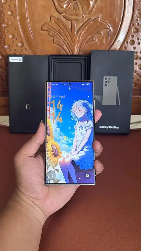 Samsung S24 Ultra Grey Titanium 256 GB Ex Sein Resmi