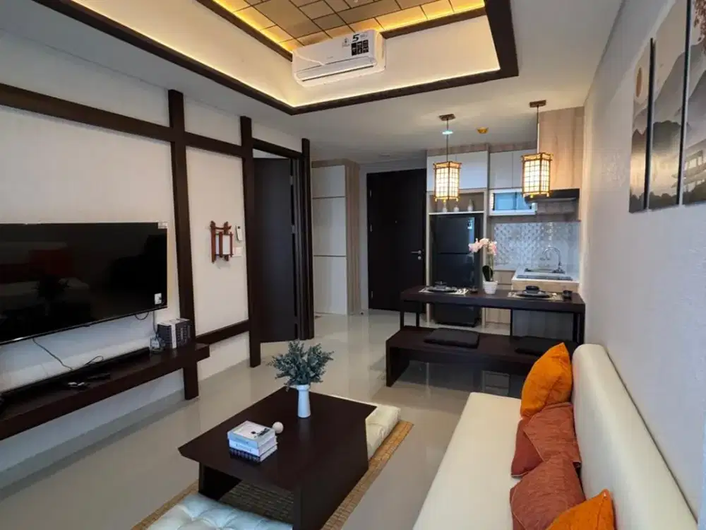 Apatemen Cleon Park 1BR Furnish Selangkah Ke Aeon Mall JGC Cakung