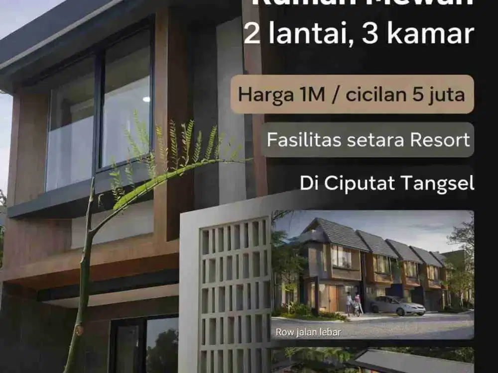 Dijual Rumah di Ananda Terrace Ciputat lokasi Strategis
