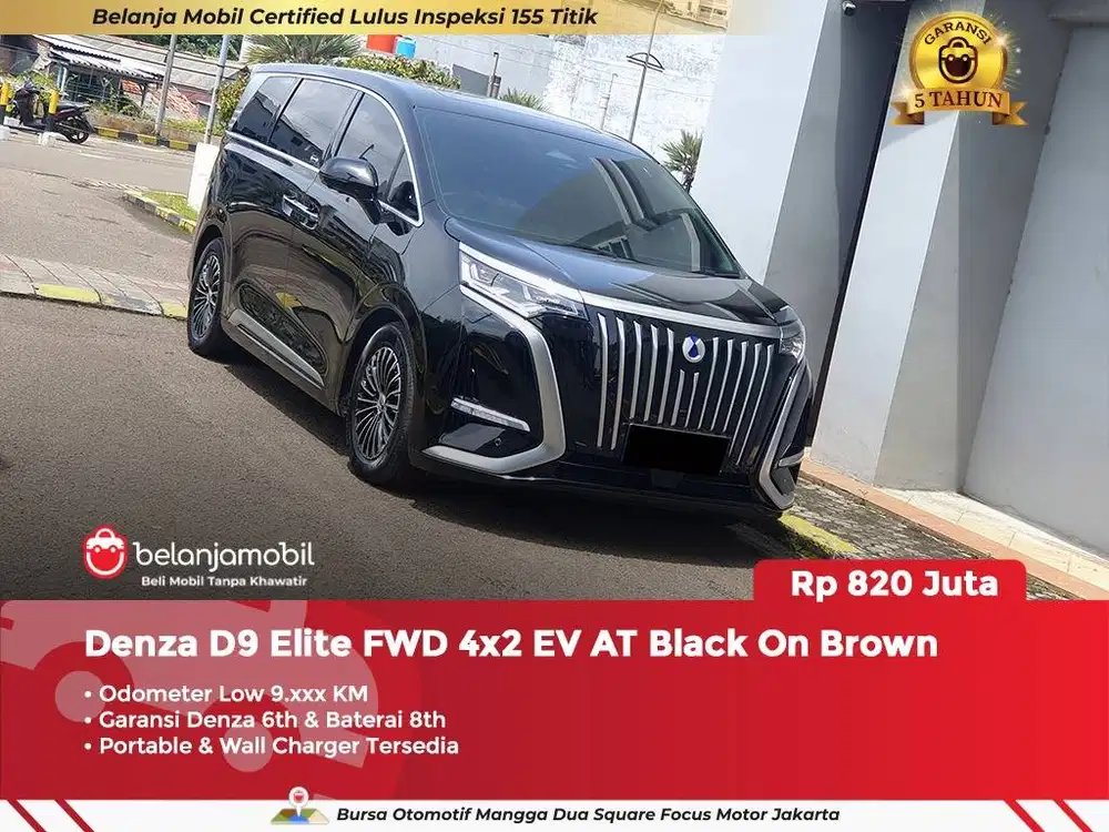[ KM LOW 9RB ] Denza D9 D 9 Elite FWD 4x2 EV AT 2025 2026