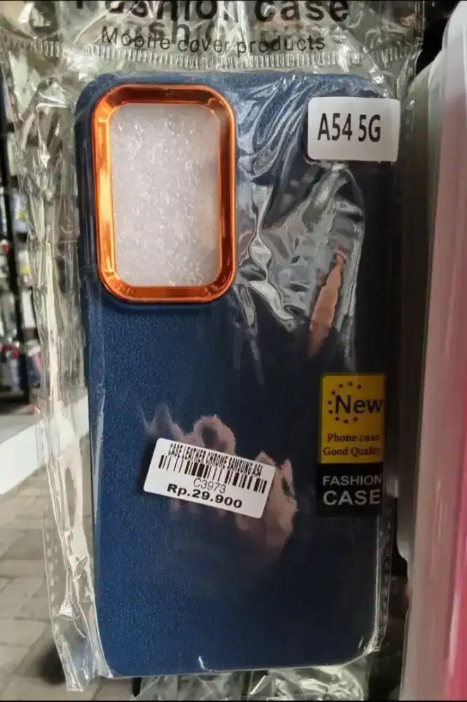 CASE LEATHER CHROME SAMSUNG A54 ATLANTIS DASYAT