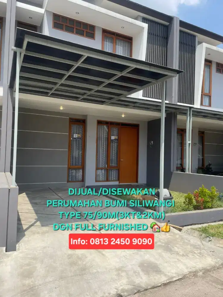 Bumi Siliwangi Dijual/Disewakan 2Lantai