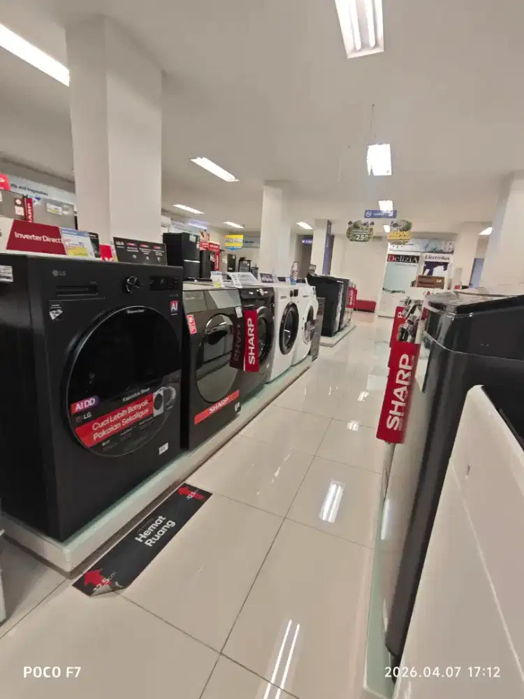 Kredit Mesin Cuci Cicilan Ringan Bunga s/d 0.99%