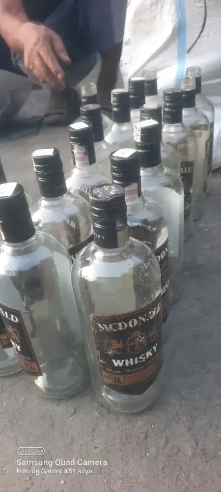 Botol bekas buat jualan bensin