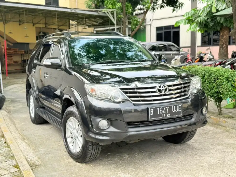 (Cash) Fortuner 2.7 G Lux AT Bensin 2012 Hitam Pajak12/25 Istimewah