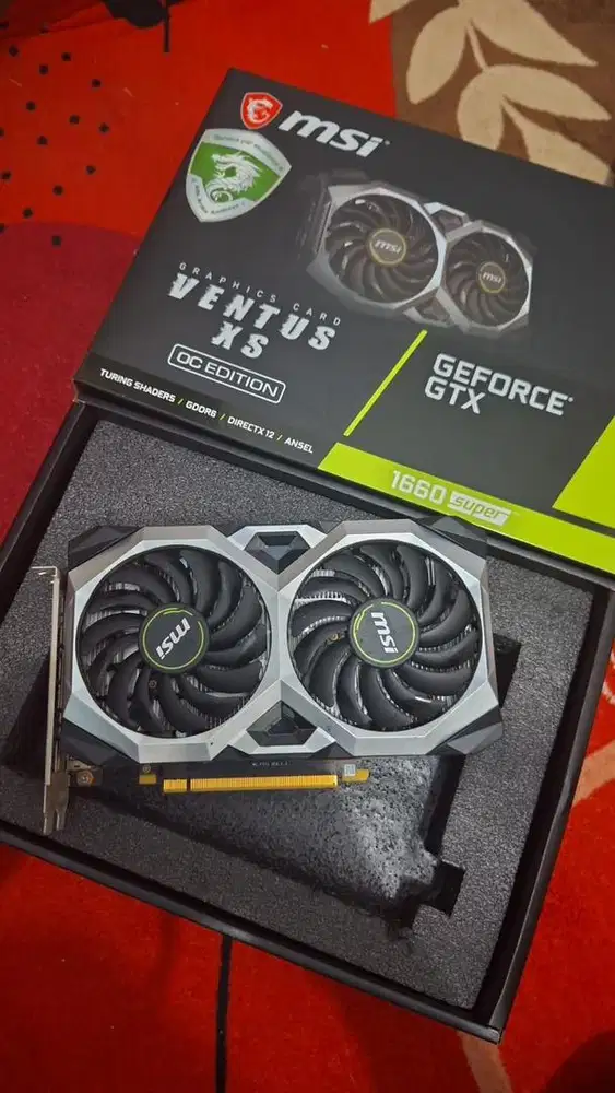 VGA MSI GTX 1660 Super 6GB GDDR6 Ventus XS OC Edition