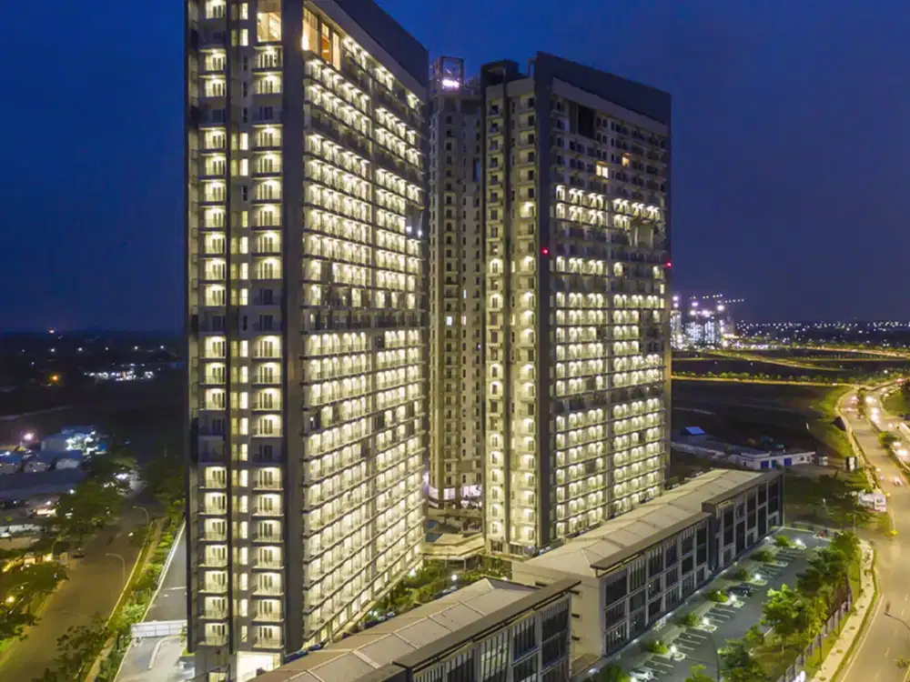 Jual apartemen casa de parco cakep lantai rendah