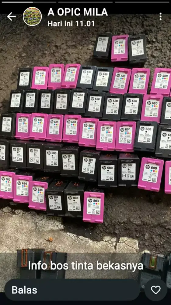 Beli beli bks cartridge yg kosongan