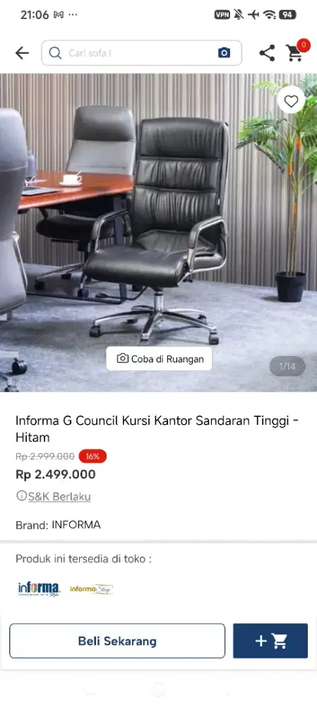Kursi Kantor Informa G Council