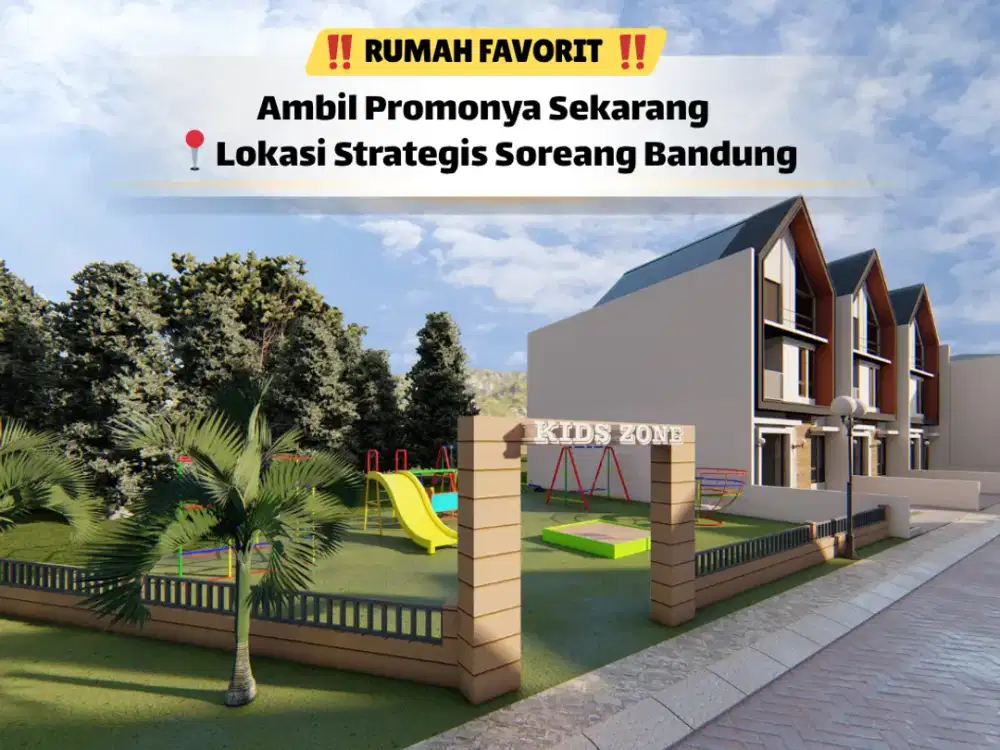 Promo Rumah Bandung 2KT Cicilan 240 Bulan