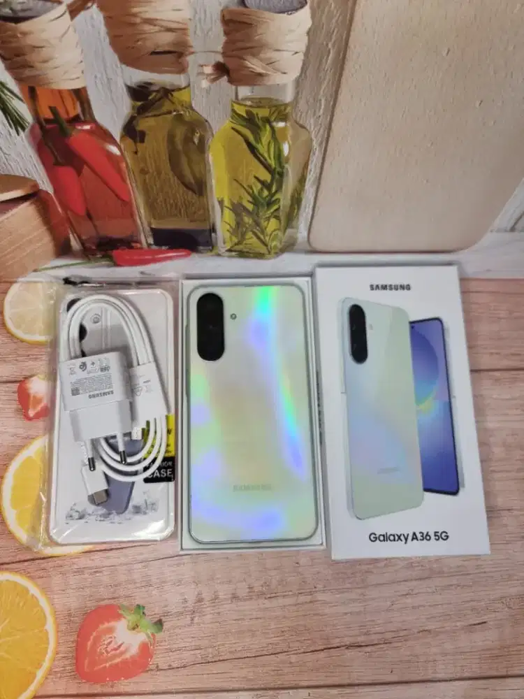 Jual hp siap pakai SAMSUNG A36 5g 8/256 grns sept 2026 free adapt-case