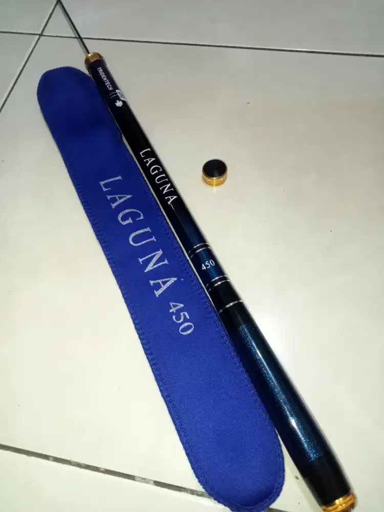 Joran tegek ruas pendek kaku 450 cm