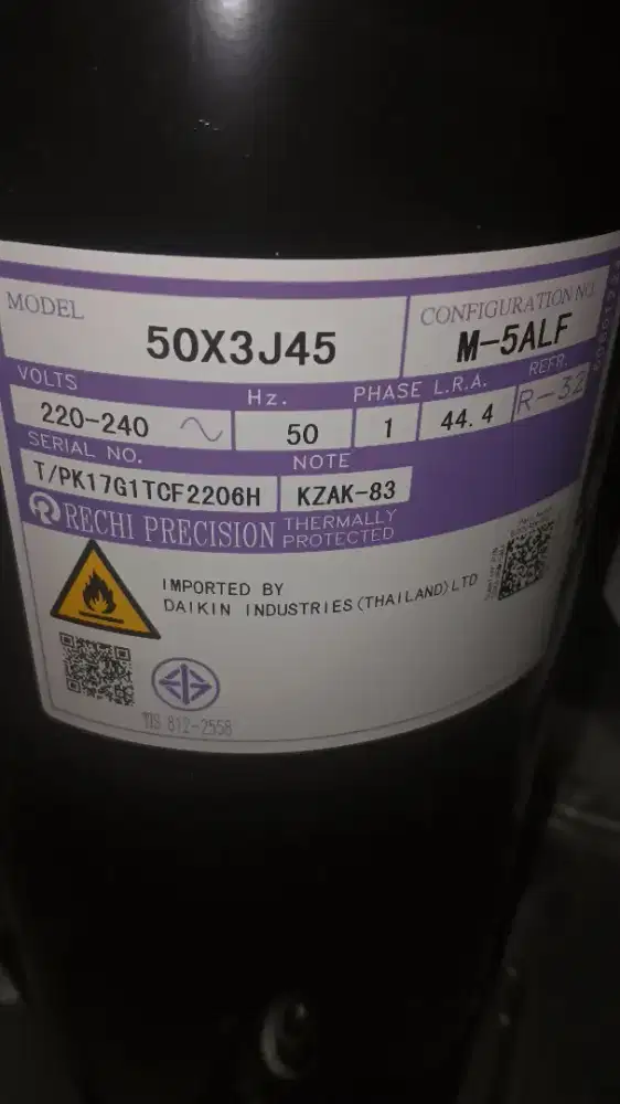 Jual kompresor 2 pk daikin