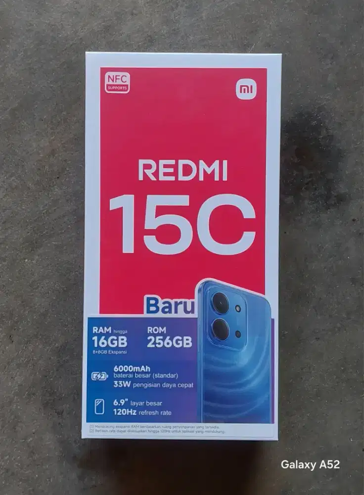 REDMI 15C 8/256 NEW GARANSI RESMI
