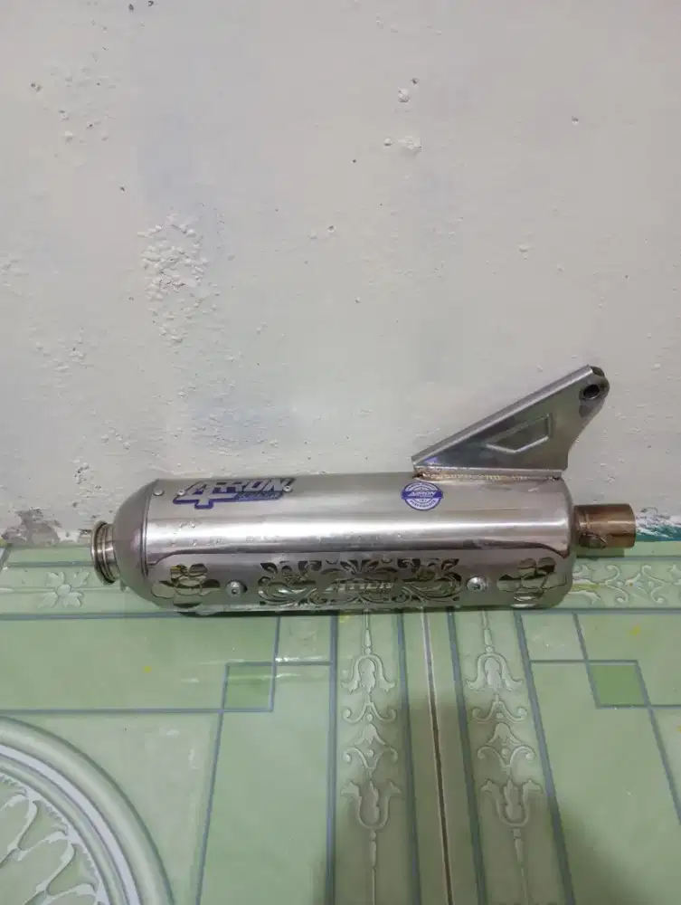 knalpot motor all beat Arron speed Original Kinochi motif batik