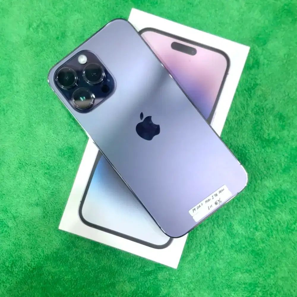 iPhone 14 Pro Max 1TB iBox Fullset ori Free Adapter