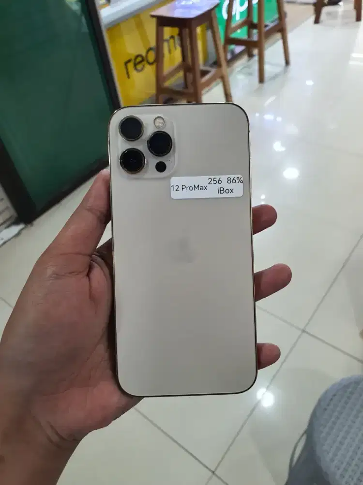 Iphone 12 PROMAX 256 GB Resmi Ibox Gold Langka