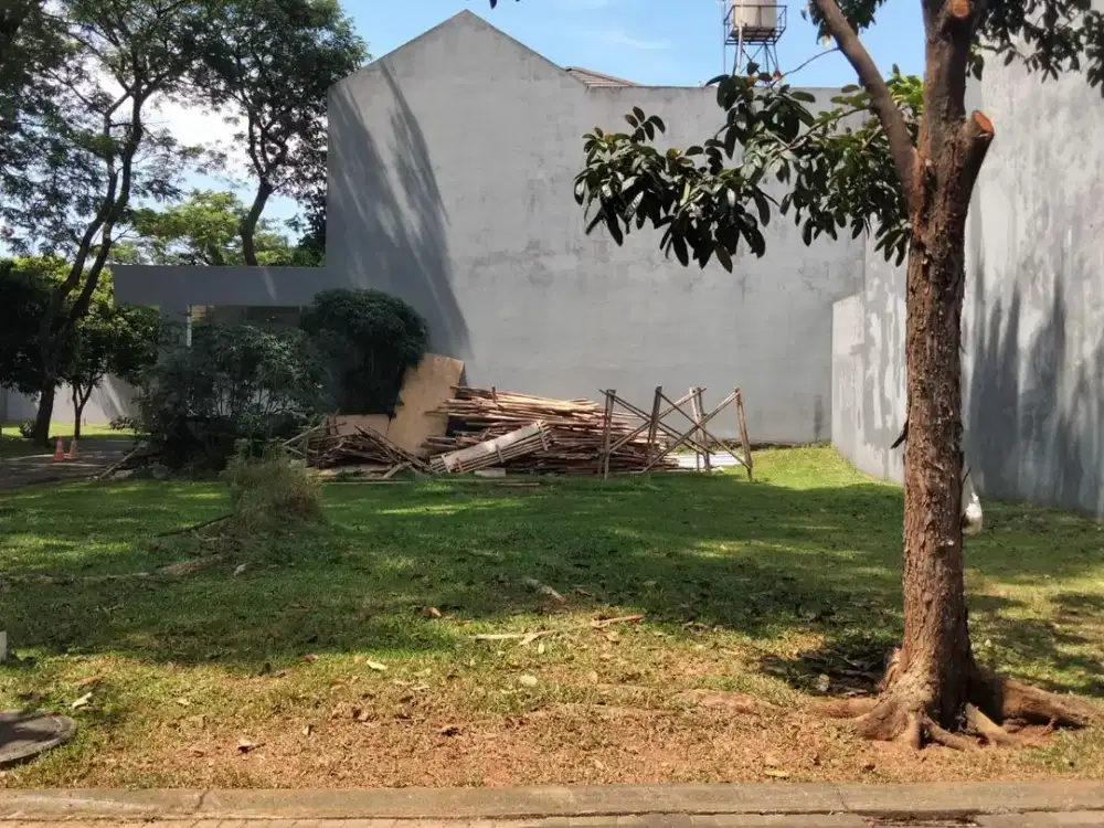 Jual Kavling Hoek Foresta BSD Cluster Fresco Aria Hadap Selatan Timur