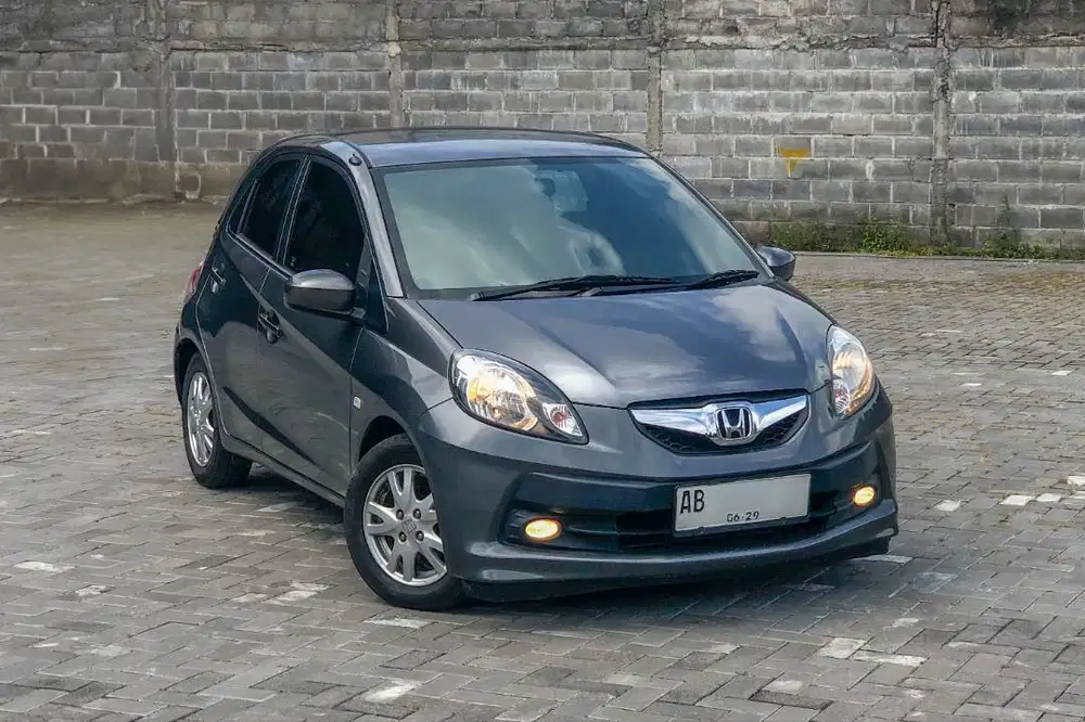 [ LOKAL AB! ] HONDA BRIO E SATYA 1.2 M/T 2014 (GRAY)