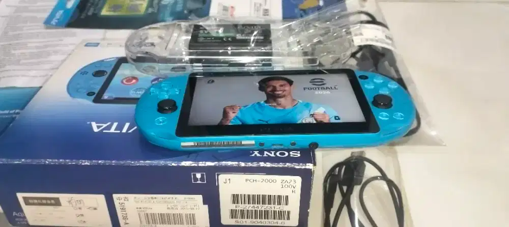 PS Vita Slim Mulus Fullset Serial Number Matching Fullgames PSP PSVita