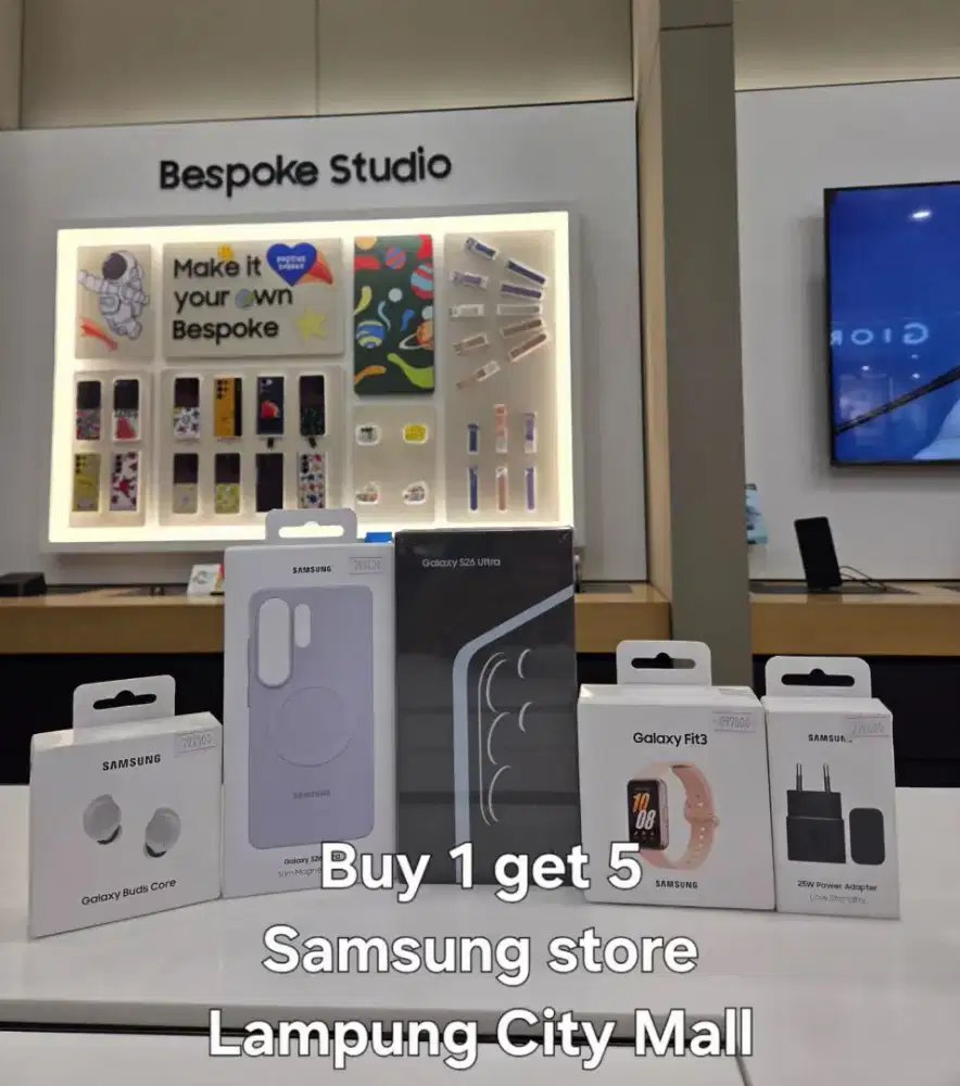 PROMO SAMSUNG GALAXY S26 BONUS HINGGA 5 JTAN FREE 5 ITEM