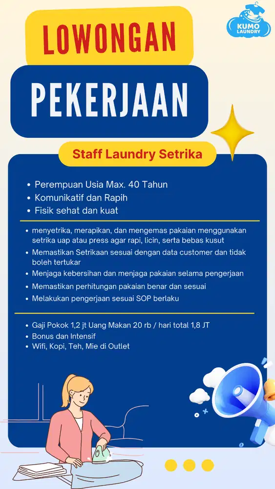 STAFF LAUNDRY SETRIKA UAP