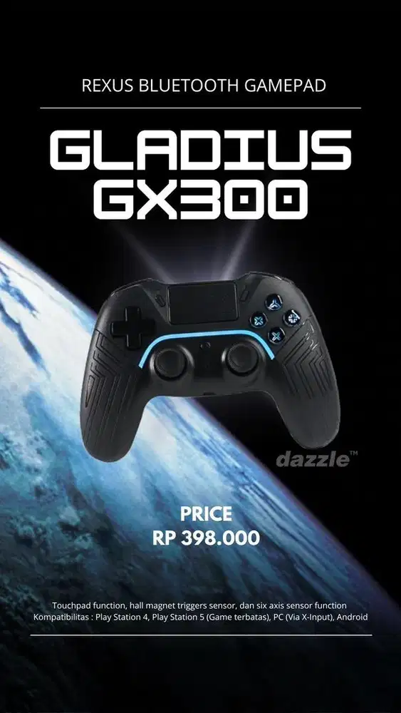 Rexus GX300 gamepad Bluetooth