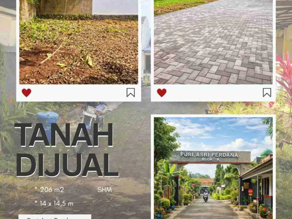 Tanah Siap Bangun Dalam Perumahan Puri Asri Perdana Banyumanik