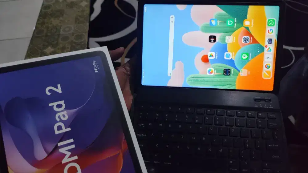 Redmi pad 2 mulus + keyboard + case