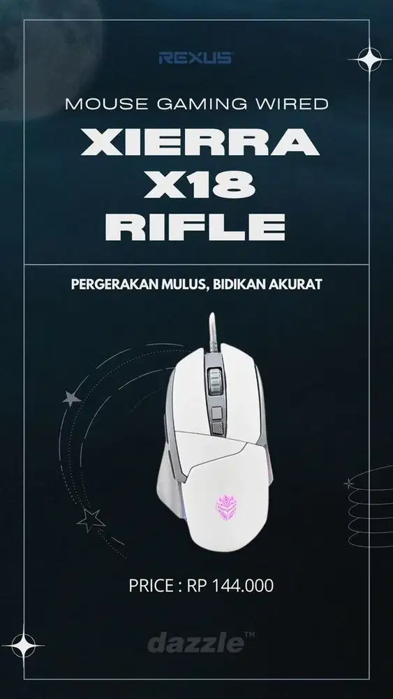 Mouse Kabel Rexus Rifle X18