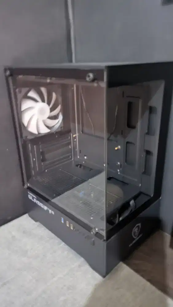 Case Casing PC Vurrion Glassify mini tower Micro Atx Mini Itx