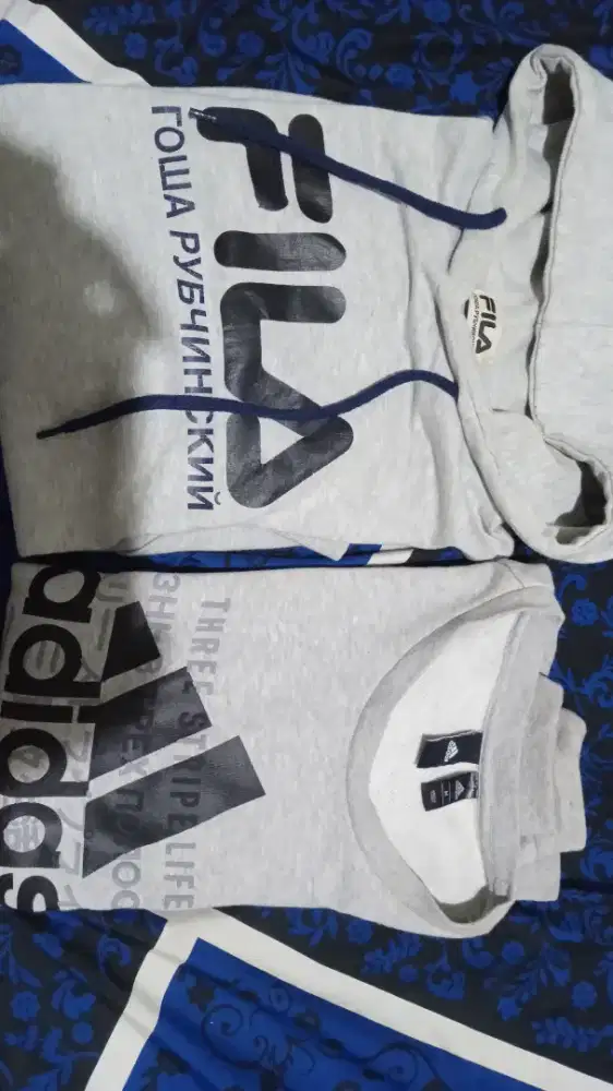 Hoodie Fila & crewnek Adidas