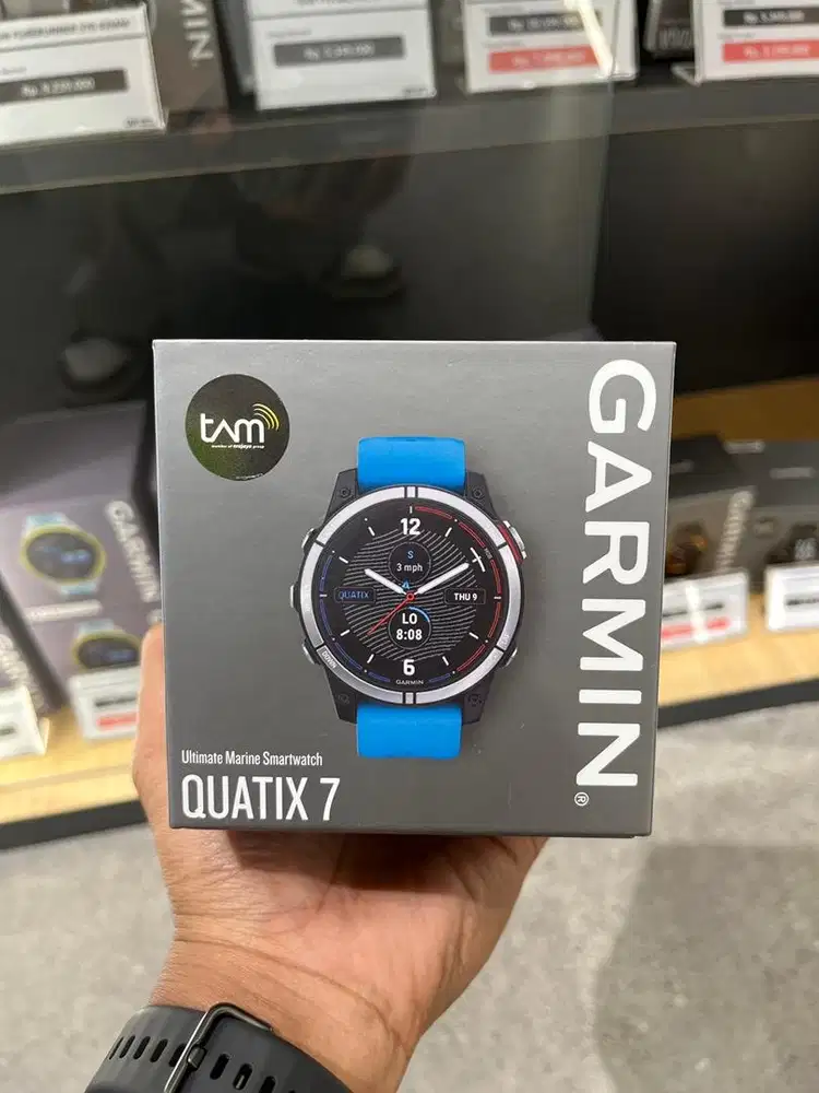 PROMO !! GARMIN QUATIC 7 BASIC 47MM NEW SEGEL RESMI TAM