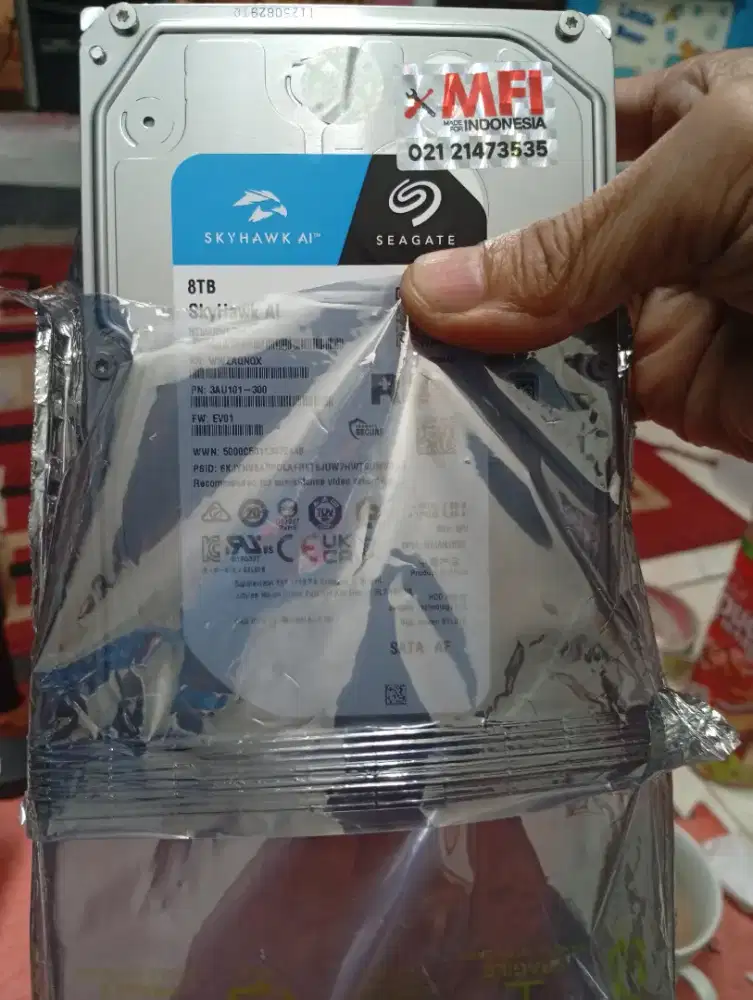 Hard disk 8TB Skyhawk Seagate Barang baru dijamin asli