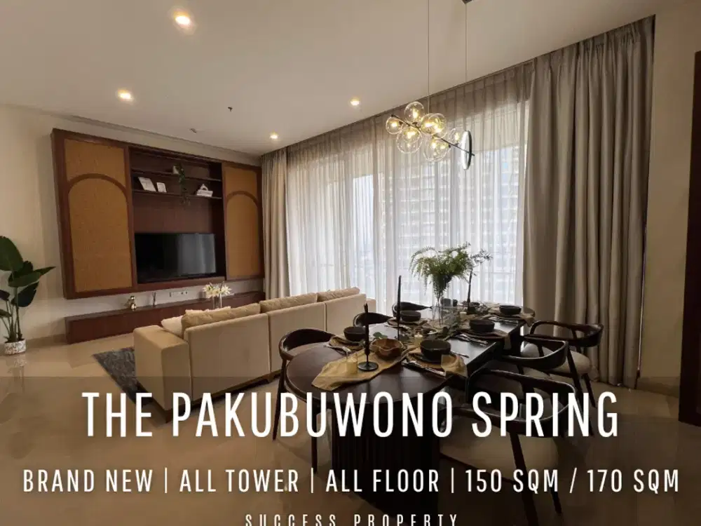 BEST DEAL! Brand New The Pakubuwono Spring Best Price & View to 1Park, Pondok Indah, Botanica, Fully Furnished & Move-in Ready
