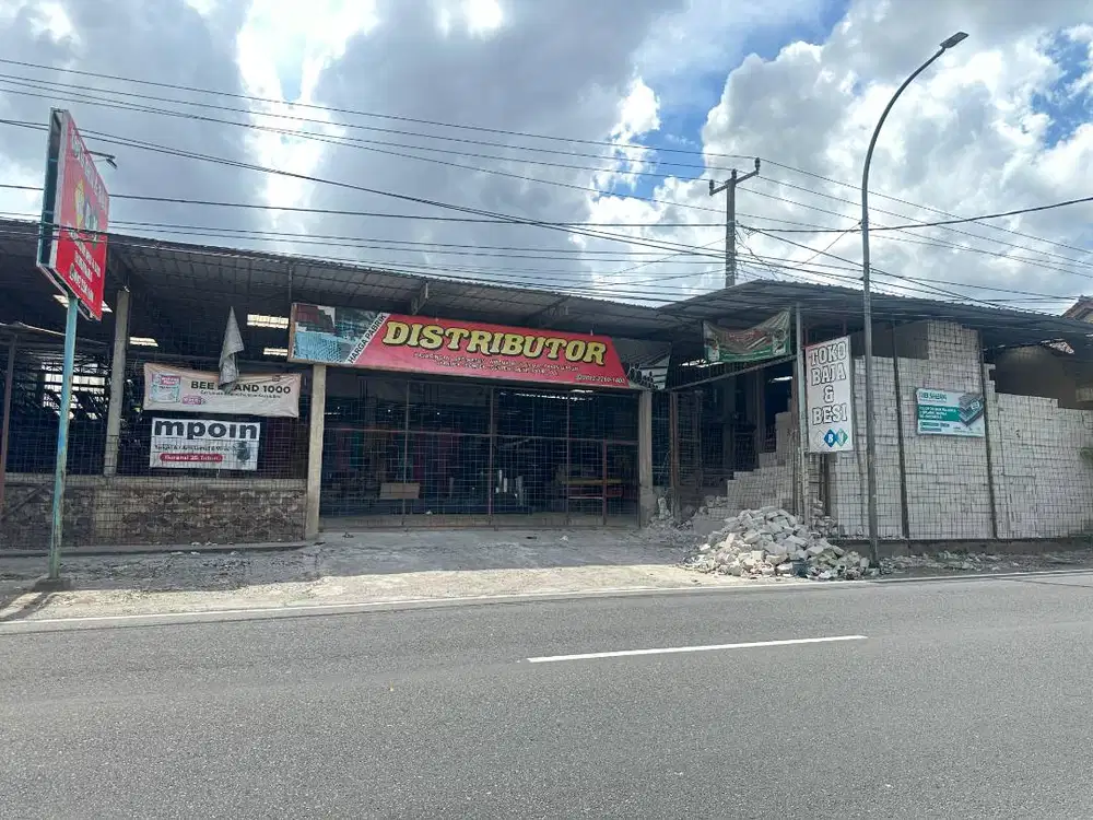 JUAL CEPAT - Lahan Komersial + Bangunan + Ada Penyewa Aktif Harga Nego