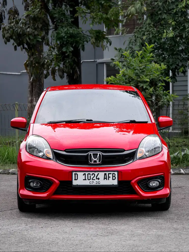 Honda Brio e matic 2017 merah