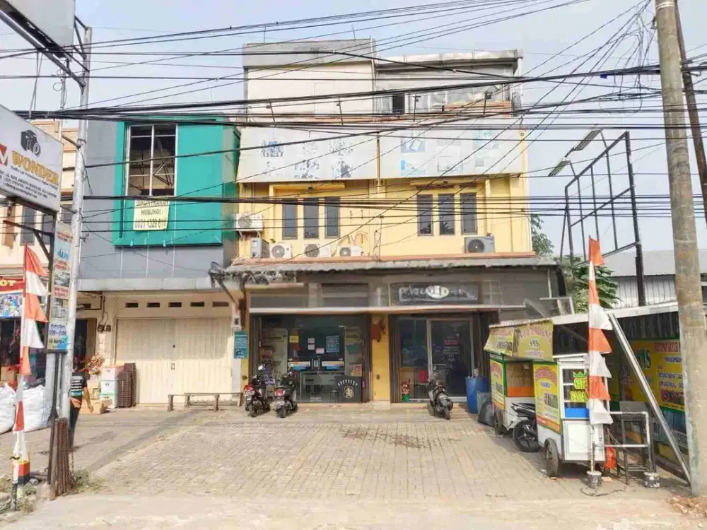 Ruko Gandeng Strategis 3 Lantai di Jalan Raya Bogor Cibinong