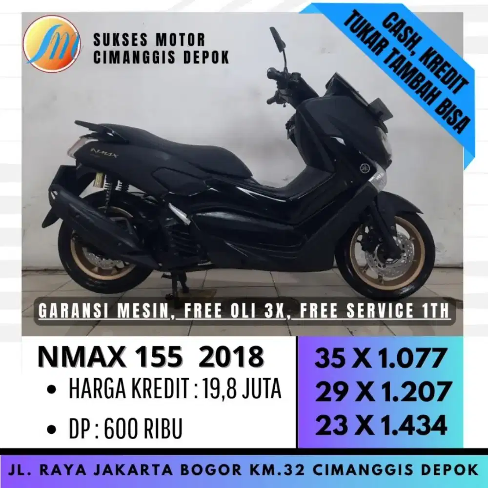 NMAX OLD 2018 TERMURAH PROMO DP 600 KREDIT CICILAN TERJANGKAU