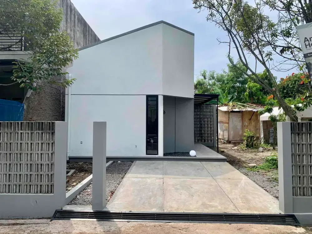 RUMAH BARU GAYA INDUSTRIAL KONTEMPORER ANTAPANI TENGAH DEKAT GAZIBU MINI ANTAPANI