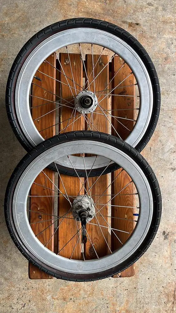 Wheelset Eclipes Ring 20 (406) Dengan Ban Luar