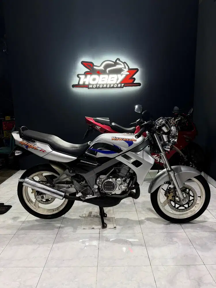 Ninja 150R/ninja 150j-R asli silver 2002 full original istimewa mantap