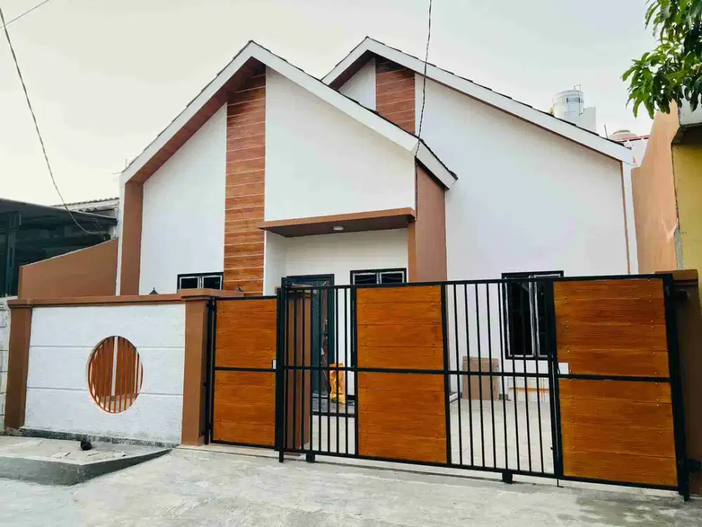 Dijual Rumah Dalam Kondisi Baru Model Scandinavian Di Harapan Indah