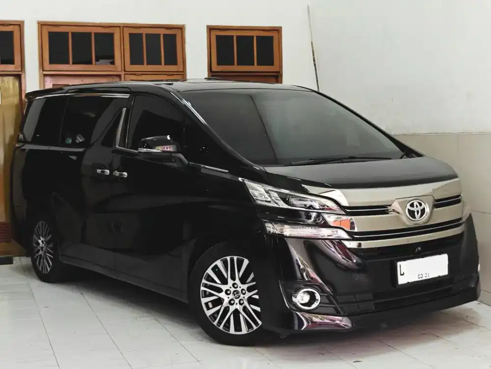 Km74rb Vellfire 2016 G ATPM 2.5 Automatic Hitam AT L Sby Original 2017
