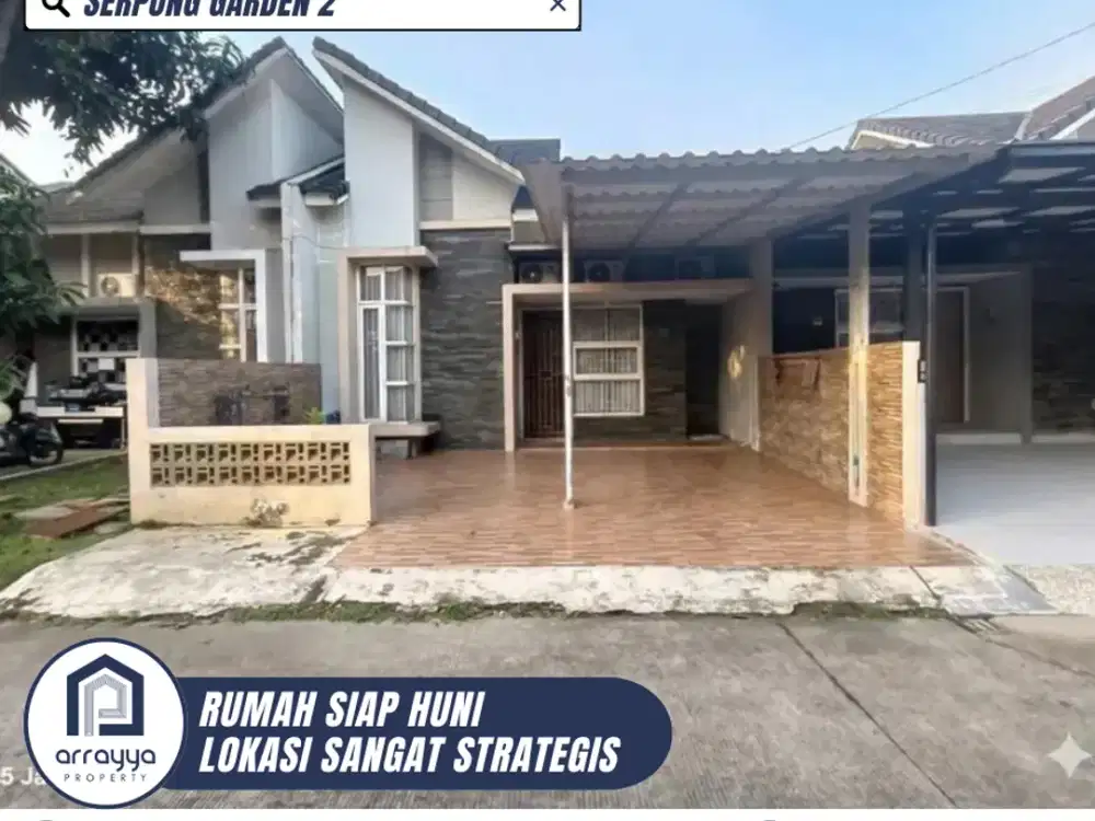 DIJUAL RUMAH MEPET BSD CITY DI SERPONG GARDEN 2 (EN695)