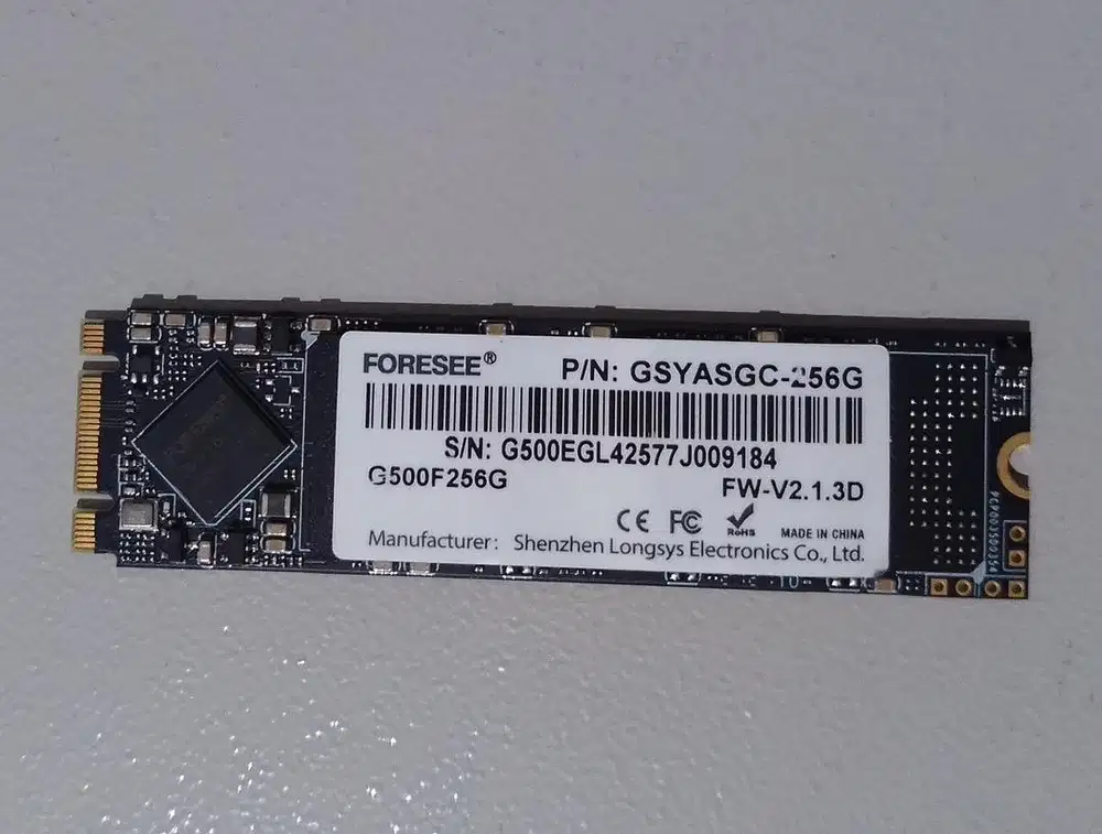 SSD 256gb sata M.2 Foresee