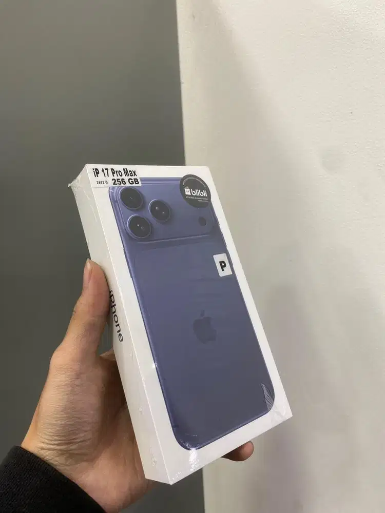 iphone 17 promax 256gb resmi ibox new segel