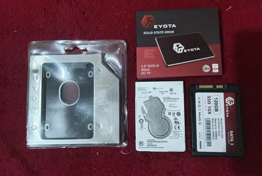 SSD EYOTA 128, HDD 1TB BAWAAN LAPTOP ASUS