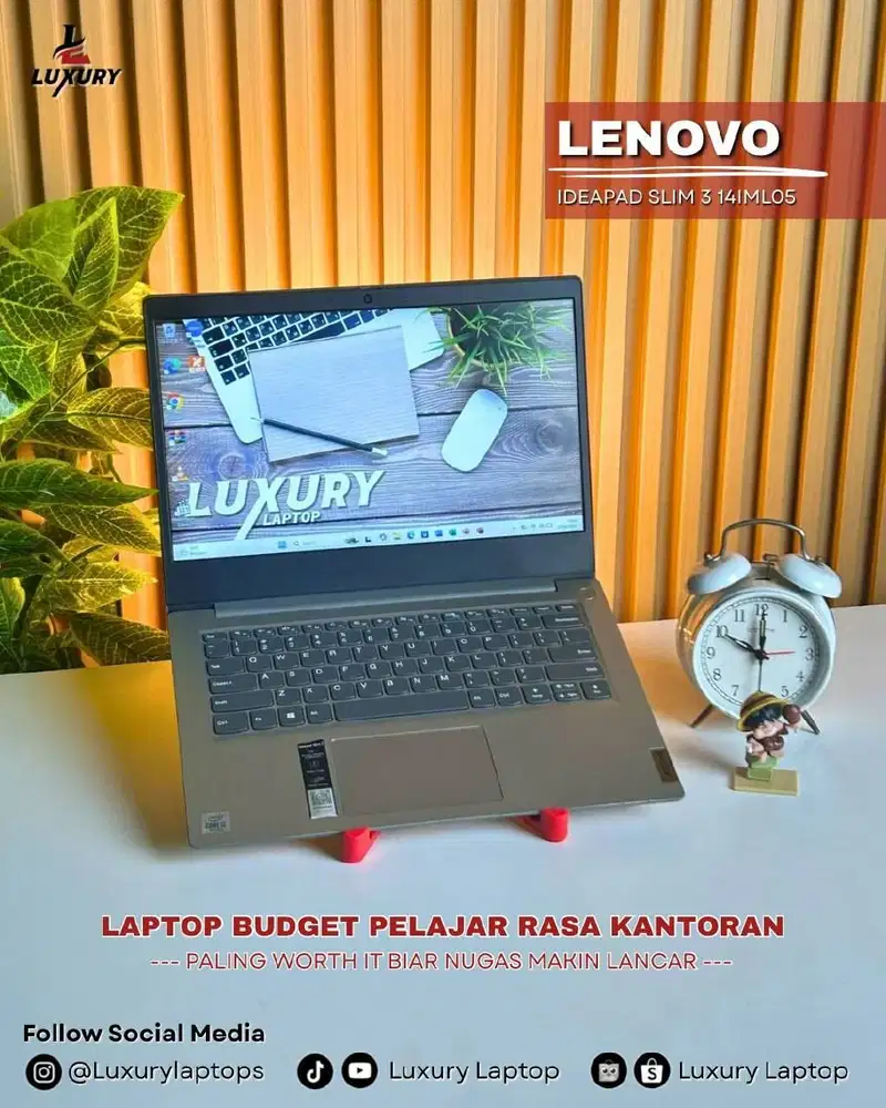 LAPTOP LENOVO IDEAPAD SLIM 3 14IML05 INTEL CORE I3 SSD RAM BU