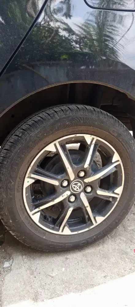 jual ban dan velg  1 pcs serep mobil calya ukuran 14 inch